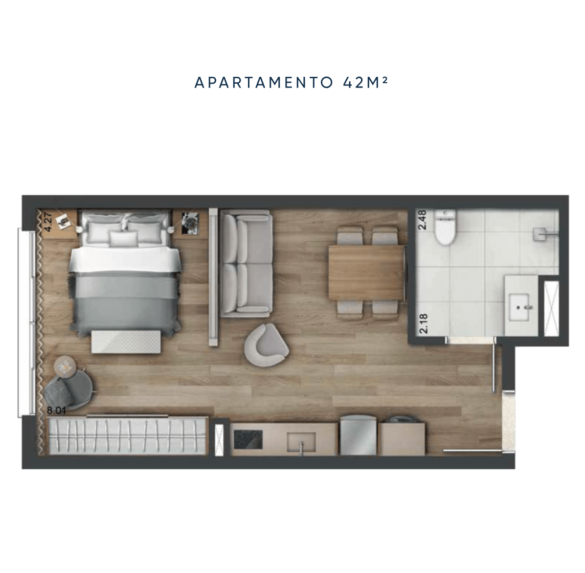 45m²