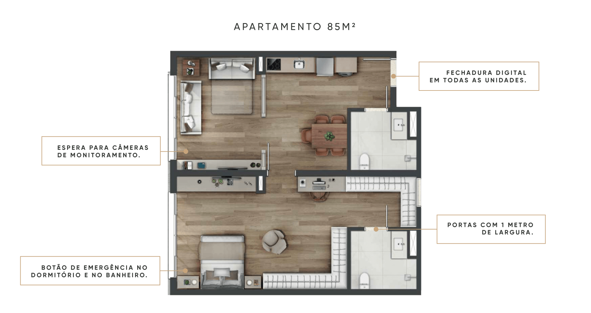 85m²